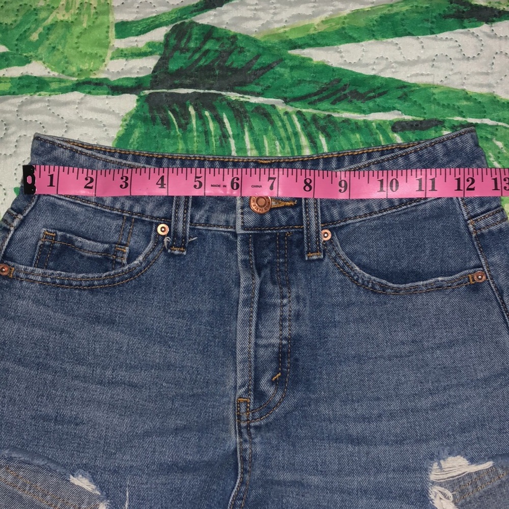 Wild Fable Button High Rise Distressed Shorts - Picture 12 of 12
